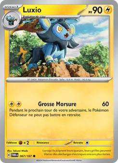 Carte Luxio de l'extension Mascarade Crépusculaire, numéro 067/167