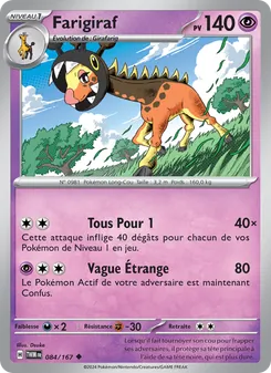 Carte Farigiraf de l'extension Mascarade Crépusculaire, numéro 084/167