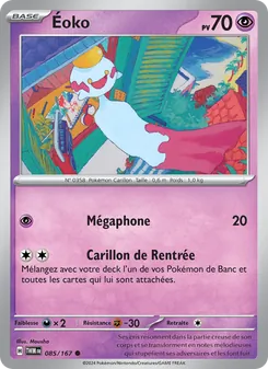 Carte Éoko de l'extension Mascarade Crépusculaire, numéro 085/167