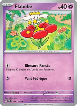 Carte Flabébé de l'extension Mascarade Crépusculaire, numéro 086/167