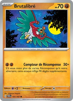 Carte Brutalibré de l'extension Mascarade Crépusculaire, numéro 107/167