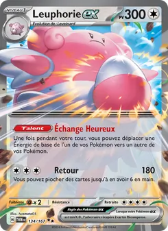 Carte Leuphorie-ex de l'extension Mascarade Crépusculaire, numéro 134/167