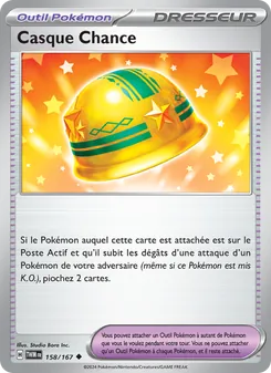 Carte Casque Chance de l'extension Mascarade Crépusculaire, numéro 158/167