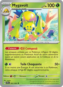 Carte Mygavolt de l'extension Fable Nébuleuse, numéro 002/64