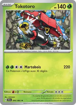 Carte Tokotoro de l'extension Fable Nébuleuse, numéro 006/64