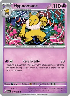 Carte Hypnomade de l'extension Fable Nébuleuse, numéro 017/64