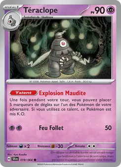 Carte Téraclope de l'extension Fable Nébuleuse, numéro 019/64