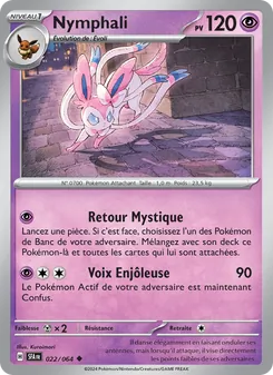 Carte Nymphali de l'extension Fable Nébuleuse, numéro 022/64