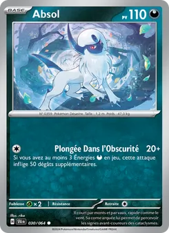 Carte Absol de l'extension Fable Nébuleuse, numéro 030/64