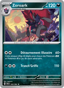 Carte Zoroark de l'extension Fable Nébuleuse, numéro 032/64