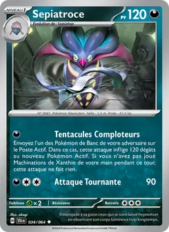 Carte Sepiatroce de l'extension Fable Nébuleuse, numéro 034/64