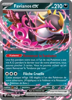 Carte Favianos-ex de l'extension Fable Nébuleuse, numéro 038/64