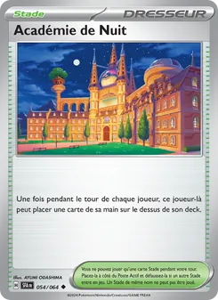 Carte Académie de Nuit de l'extension Fable Nébuleuse, numéro 054/64