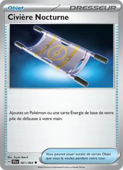 Carte Civière Nocturne de l'extension Fable Nébuleuse, numéro 061/64