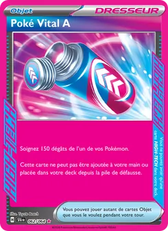 Carte Poké Vital A de l'extension Fable Nébuleuse, numéro 062/64