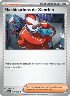 Carte Machinations de Xanthin de l'extension Fable Nébuleuse, numéro 064/64