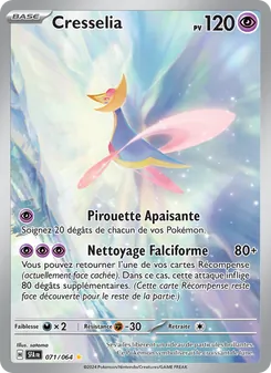 Carte Cresselia de l'extension Fable Nébuleuse, numéro 071/64