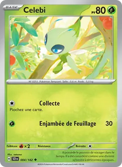 Carte Celebi de l'extension Couronne Stellaire, numéro 004/142