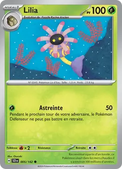 Carte Lilia de l'extension Couronne Stellaire, numéro 005/142