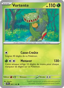 Carte Vortente de l'extension Couronne Stellaire, numéro 007/142