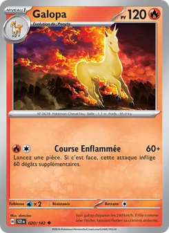 Carte Galopa de l'extension Couronne Stellaire, numéro 020/142