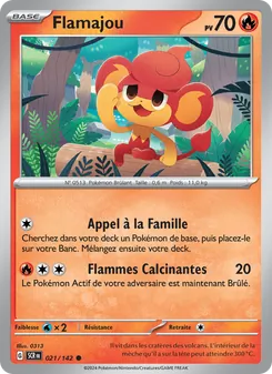 Carte Flamajou de l'extension Couronne Stellaire, numéro 021/142