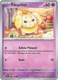Carte Pâtachiot de l'extension Couronne Stellaire, numéro 066/142