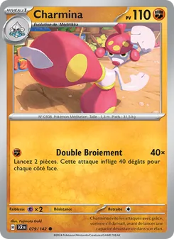 Carte Charmina de l'extension Couronne Stellaire, numéro 079/142