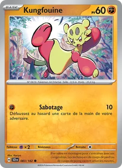 Carte Kungfouine de l'extension Couronne Stellaire, numéro 083/142
