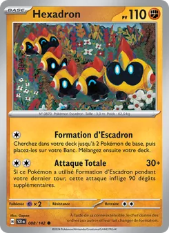 Carte Hexadron de l'extension Couronne Stellaire, numéro 088/142
