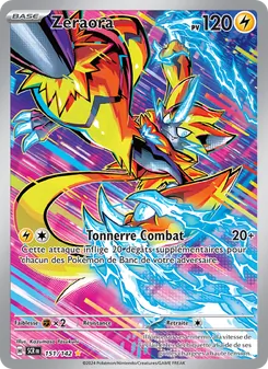 Carte Zeraora de l'extension Couronne Stellaire, numéro 151/142