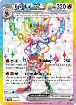 Carte Pyrobut-ex de l'extension Couronne Stellaire, numéro 157/142