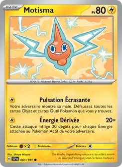 Carte Motisma de l'extension Étincelles Déferlantes, numéro 061/191