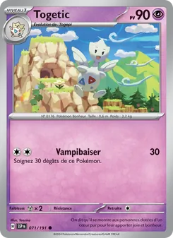 Carte Togetic de l'extension Étincelles Déferlantes, numéro 071/191