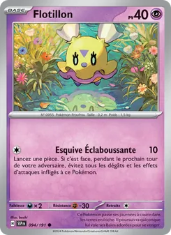 Carte Flotillon de l'extension Étincelles Déferlantes, numéro 094/191