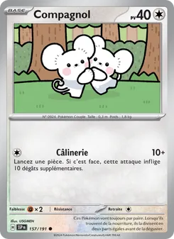 Carte Compagnol de l'extension Étincelles Déferlantes, numéro 157/191
