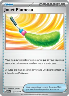 Carte Jouet Plumeau de l'extension Étincelles Déferlantes, numéro 166/191