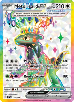 Carte Motorizard-ex de l'extension Étincelles Déferlantes, numéro 228/191