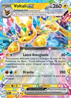 Carte Voltali-ex de l'extension Évolutions Prismatiques, numéro 030/131