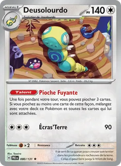 Carte Deusolourdo de l'extension Évolutions Prismatiques, numéro 080/131