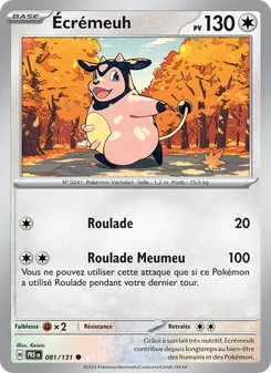 Carte Écrémeuh de l'extension Évolutions Prismatiques, numéro 081/131