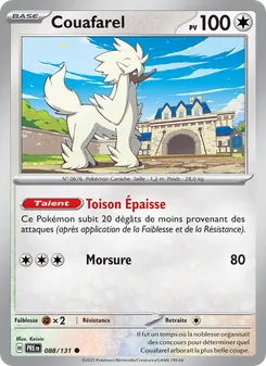 Carte Couafarel de l'extension Évolutions Prismatiques, numéro 088/131