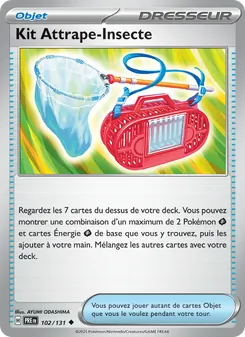 Carte Kit Attrape-Insecte de l'extension Évolutions Prismatiques, numéro 102/131