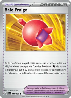 Carte Baie Fraigo de l'extension Évolutions Prismatiques, numéro 111/131