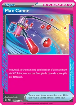 Carte Max Canne de l'extension Évolutions Prismatiques, numéro 116/131