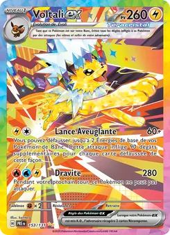 Carte Voltali-ex de l'extension Évolutions Prismatiques, numéro 153/131
