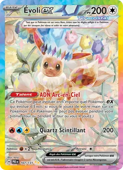 Carte Évoli-ex de l'extension Évolutions Prismatiques, numéro 167/131