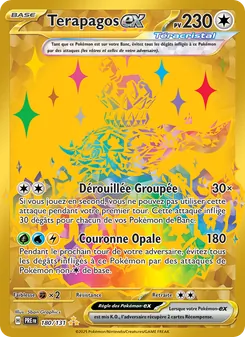 Carte Terapagos-ex de l'extension Évolutions Prismatiques, numéro 180/131