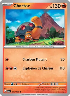 Carte Chartor de l'extension Aventures Ensemble, numéro 025/159
