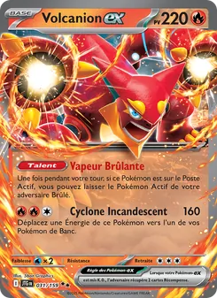 Carte Volcanion-ex de l'extension Aventures Ensemble, numéro 031/159